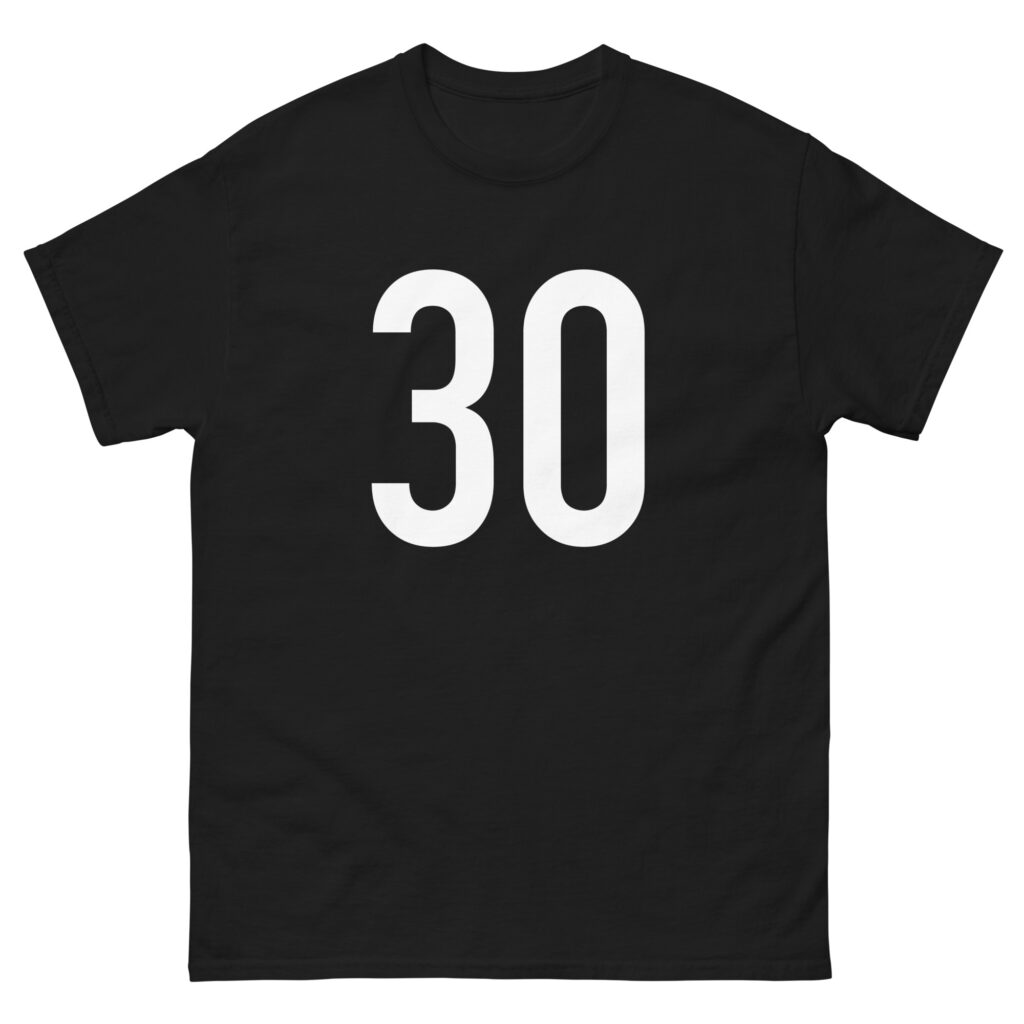 30 numero -paita