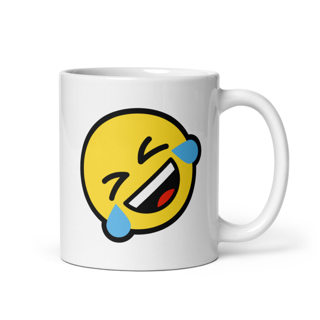 Naurusta kieriminen emoji muku